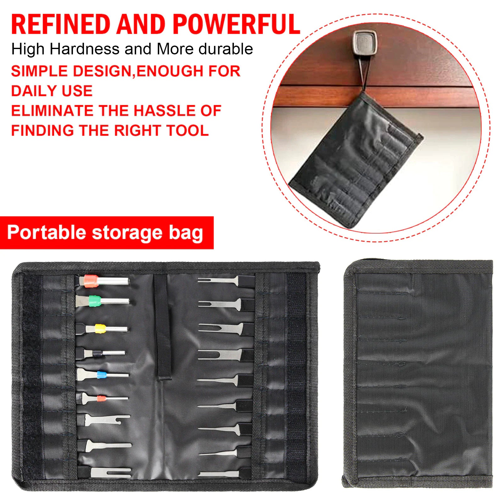 18Pcs Heavy Duty Thick Car Terminal Removal Kit Wire Connector Pin Release Tool - Sno's Finds