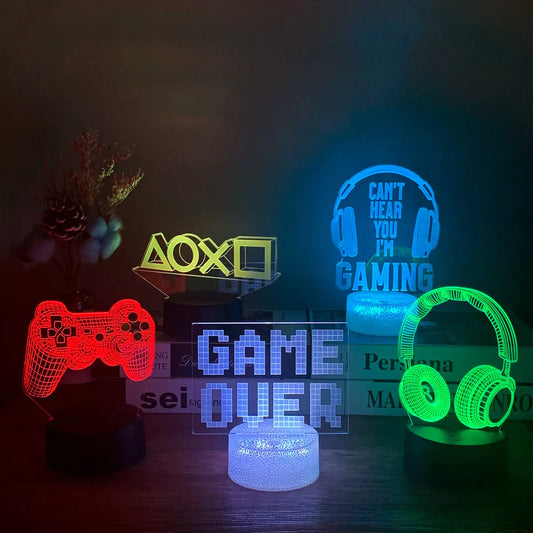 3D RGB LED Gaming Lamp - Sno's Finds