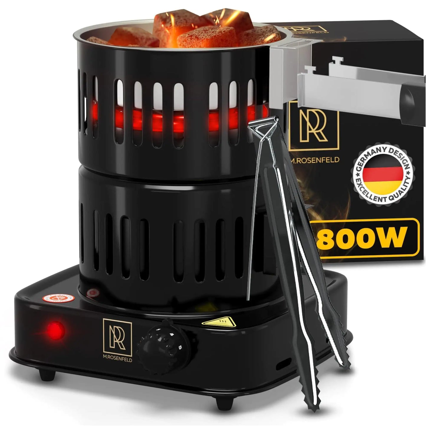 Multipurpose Electric Charcoal Starter 800W Electric Charcoal Burner ETL Stove - Sno's Finds