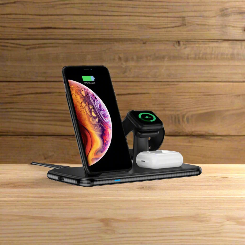 4 in 1 Wireless Fast Charging Hub - Sno's Finds