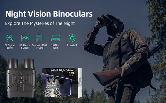 Ultra Clear 4K 36MP Night Vision Binoculars - Sno's Finds