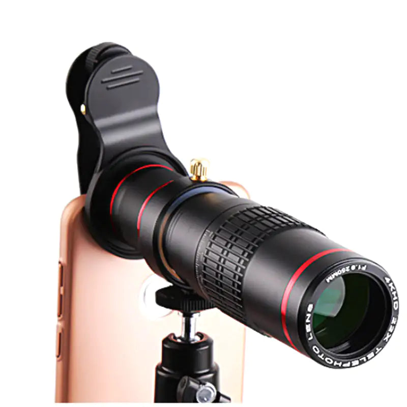 Zoomba Zoom-able 4K HD Telescopic Lens 18X With Tripod - Sno's Finds