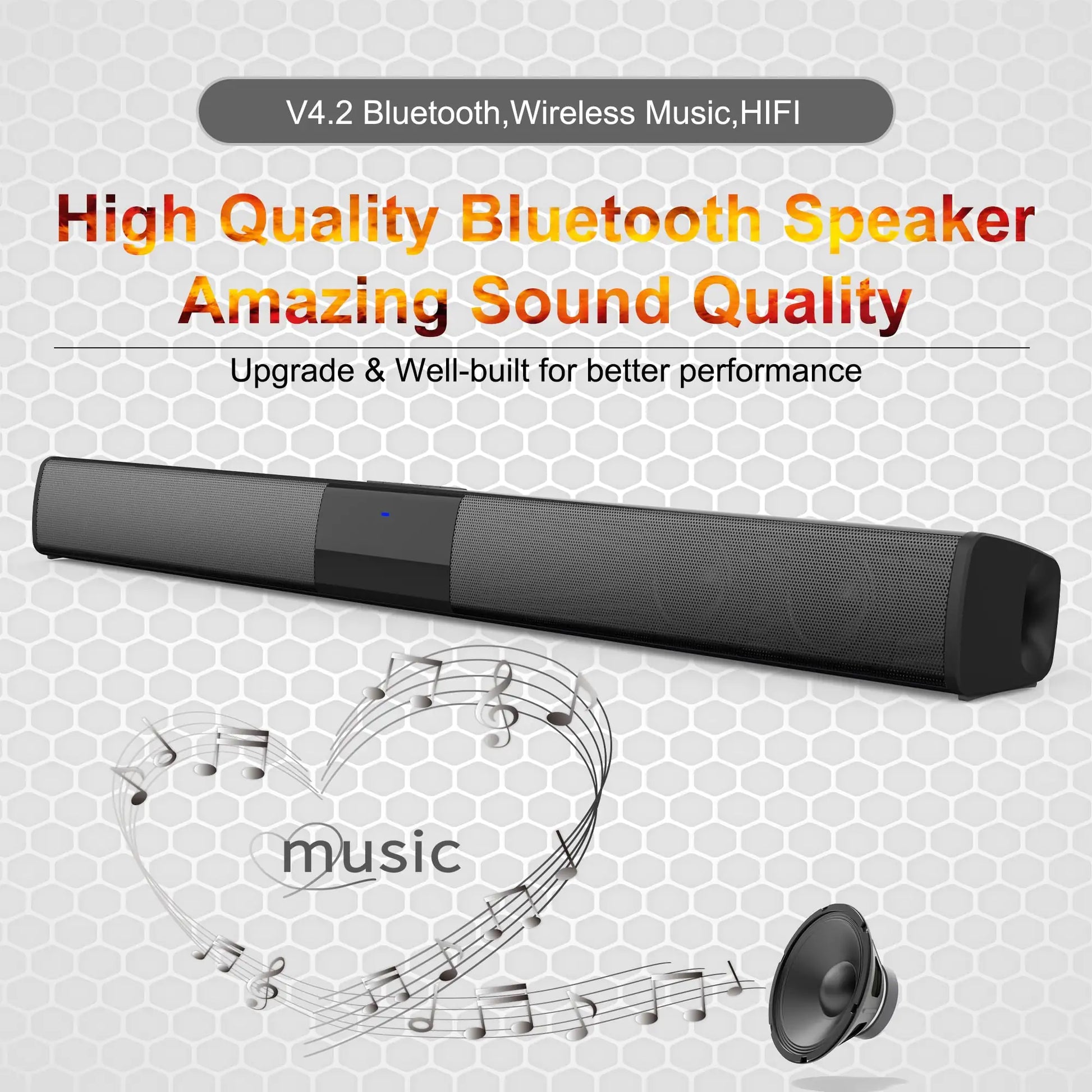 Home Theater Wireless Sound Bar - Sno's Finds