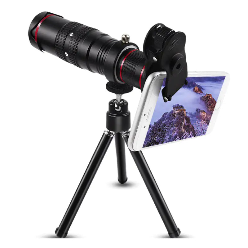 Zoomba Zoom-able 4K HD Telescopic Lens 18X With Tripod - Sno's Finds