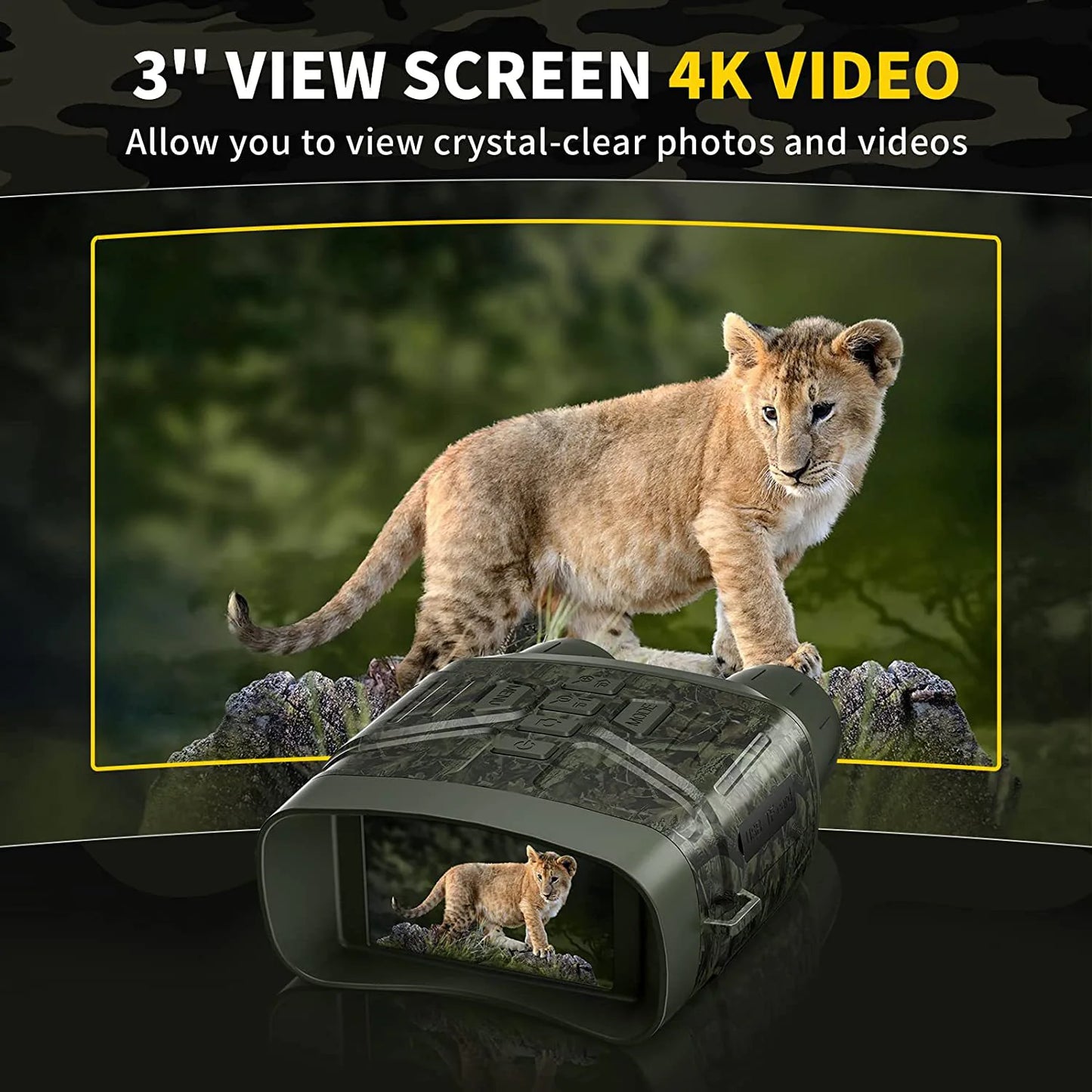 Ultra Clear 4K 36MP Night Vision Binoculars - Sno's Finds