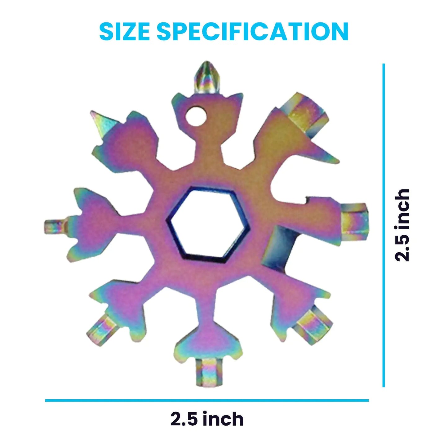 18 in 1 Portable Snowflake Multi Tool - Sno's Finds