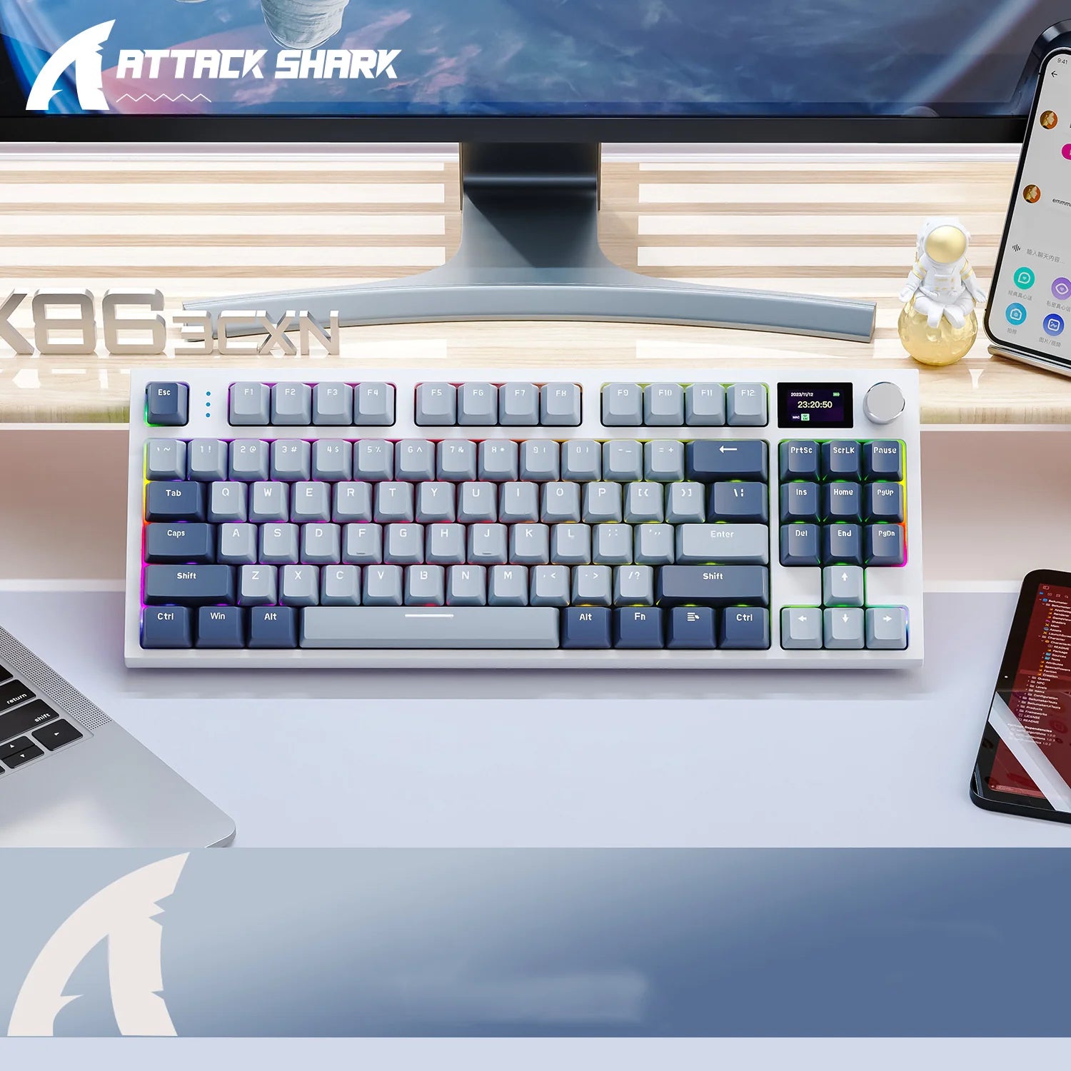 K86 RGB Bluetooth Wireless Keyboard - Sno's Finds