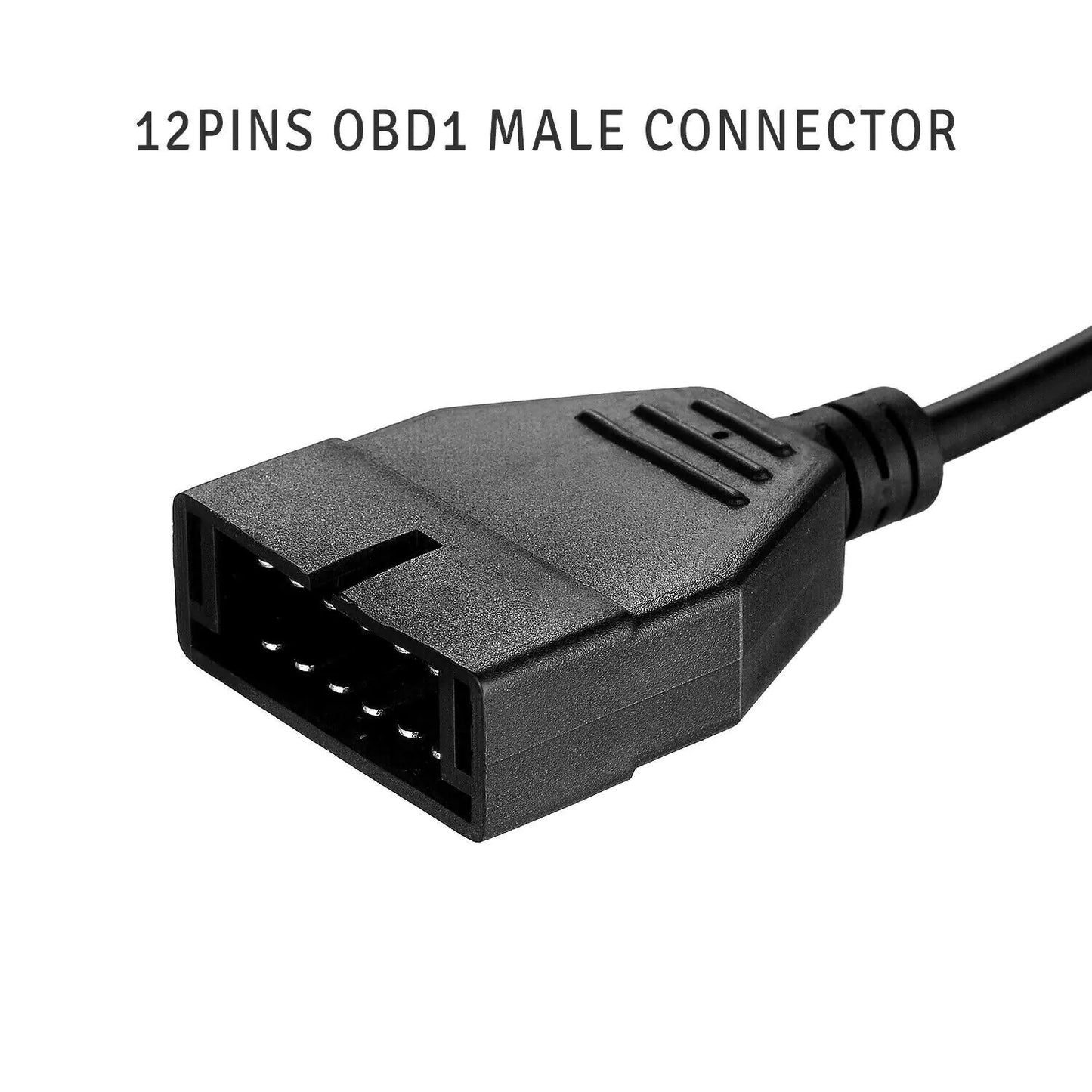 12 Pin OBD1 To 16 Pin OBD2 Convertor Adapter Cable For GM Diagnostic Scanner - Sno's Finds