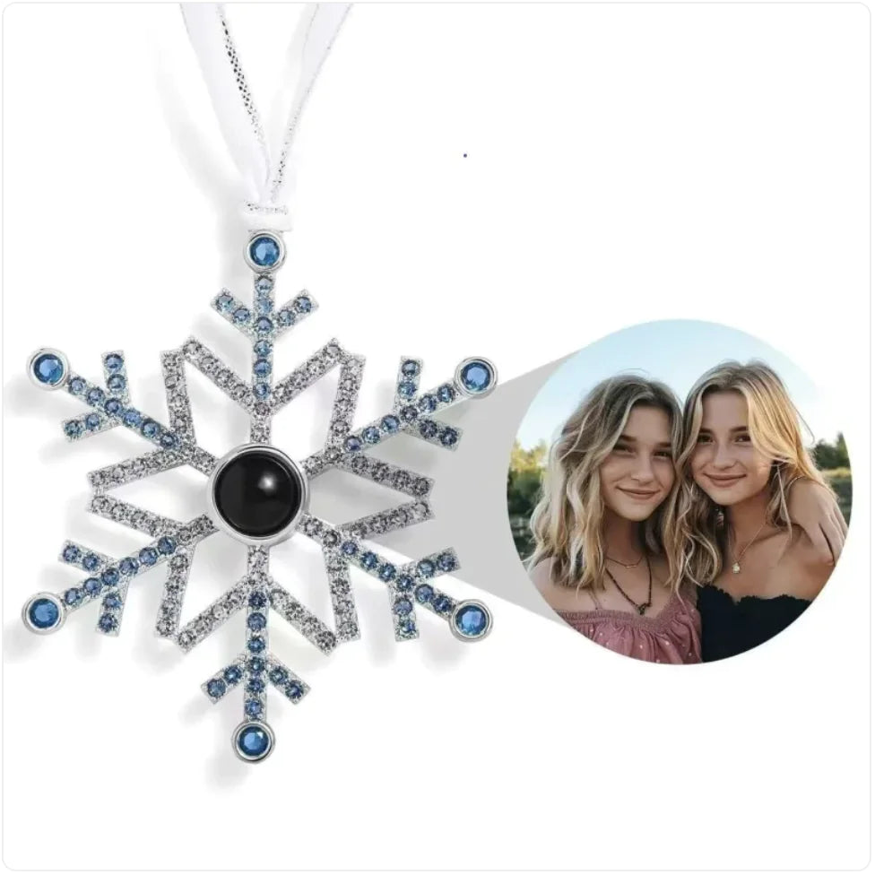 Snowflake Projection Necklace for Christmas & Thanksgiving Gifts - Sno's Finds