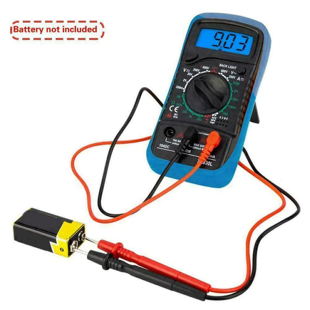 Digital Multimeter AC DC Voltmeter Ammeter Ohmmeter Volt Tester Meter XL830L USA