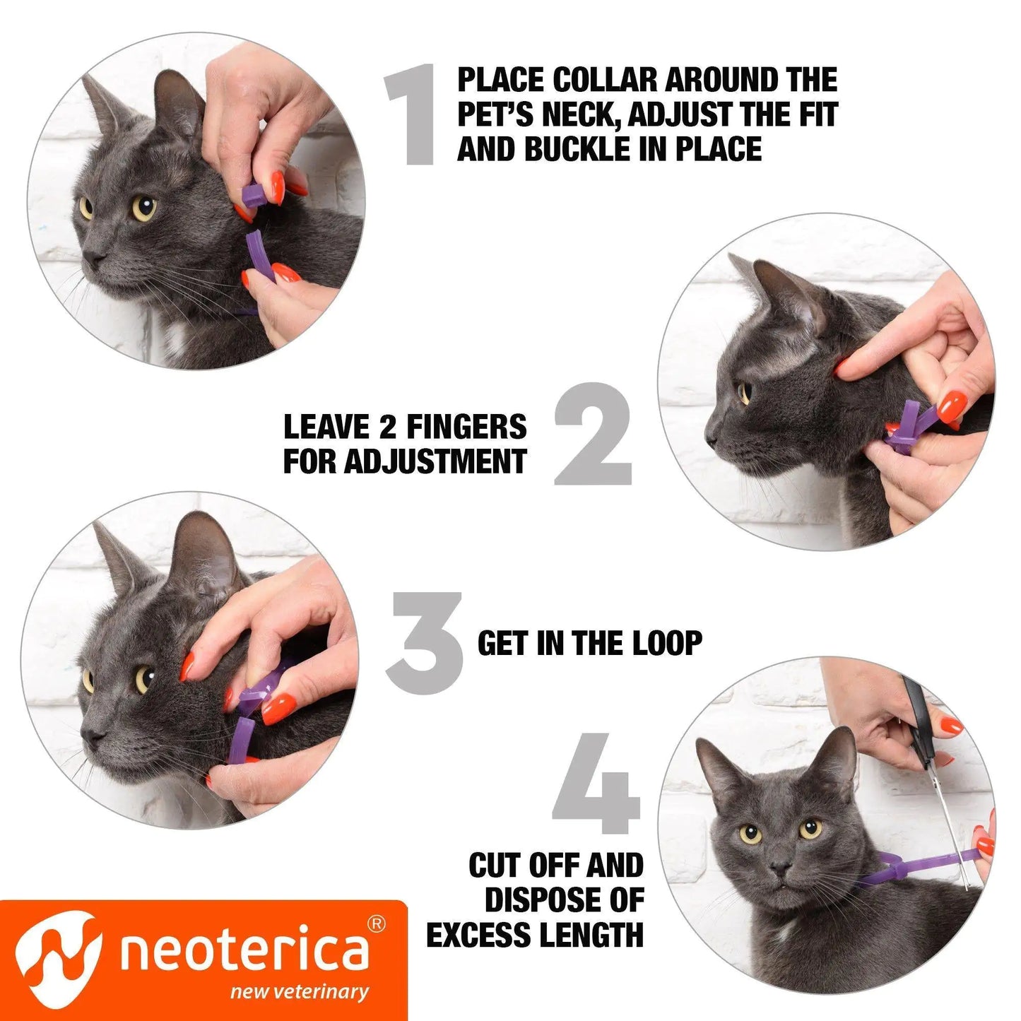 Cat Calming Collar Pet Anti Anxiety Products Feline Calm Pheromones Collars 1 Pc - Sno's Finds