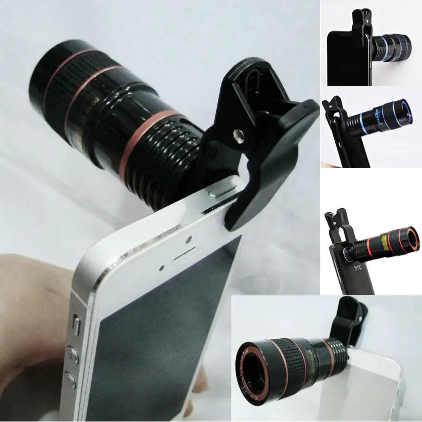 Telephoto PRO Clear Image Lens Zooms 8 times closer! For all Smart Phones & Tablets with Camera - Sno's Finds