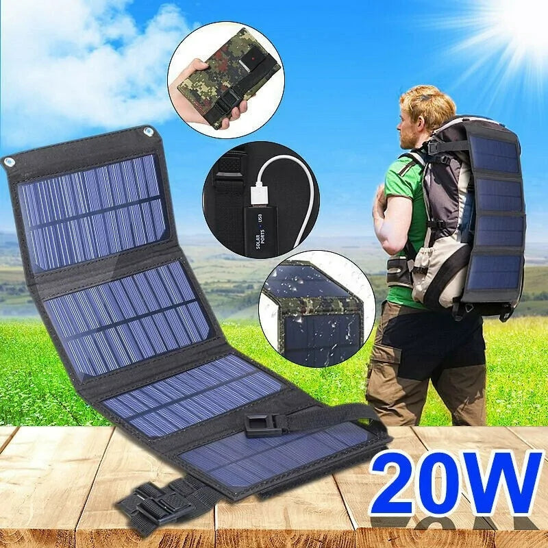 Waterproof Foldable Solar Panel - Sno's Finds