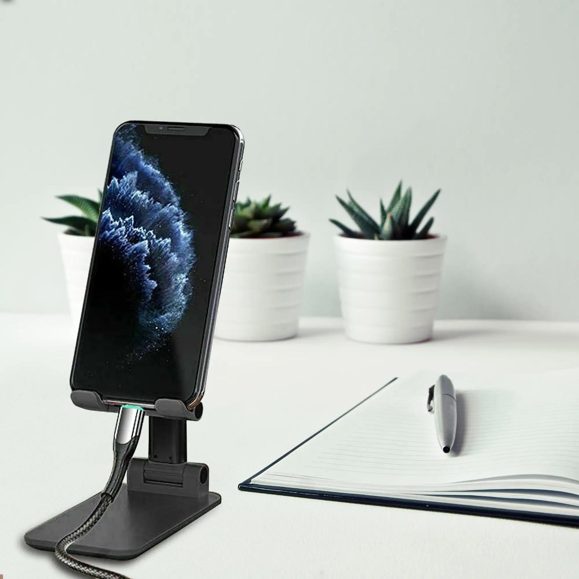 Adjustable Universal Tablet Stand Desktop Holder Mount Mobile Phone iPad iPhone - Sno's Finds