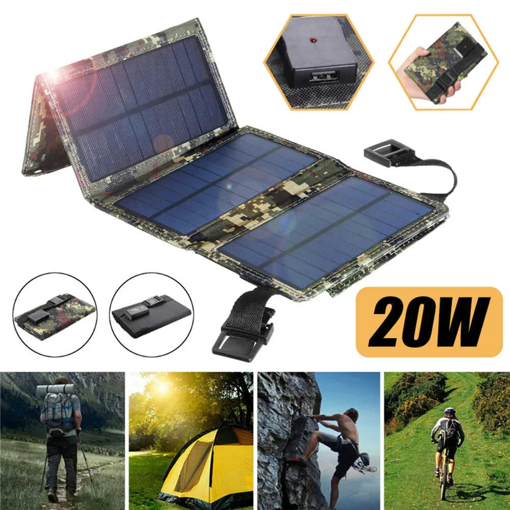 Waterproof Foldable Solar Panel - Sno's Finds