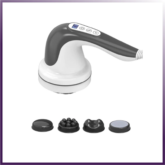 Cellulite Body Sculpting Massager with four interchangeable massage heads.