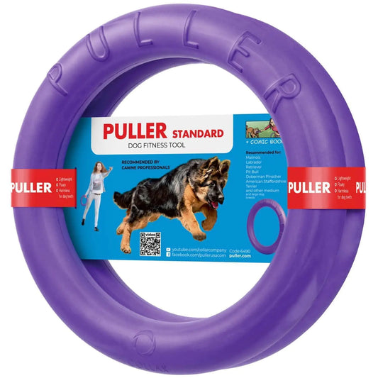 Puller Outdoor Dog Ring Toys Dog Fetch for Large Dogs Standard Size 2 Rings - Sno's Finds