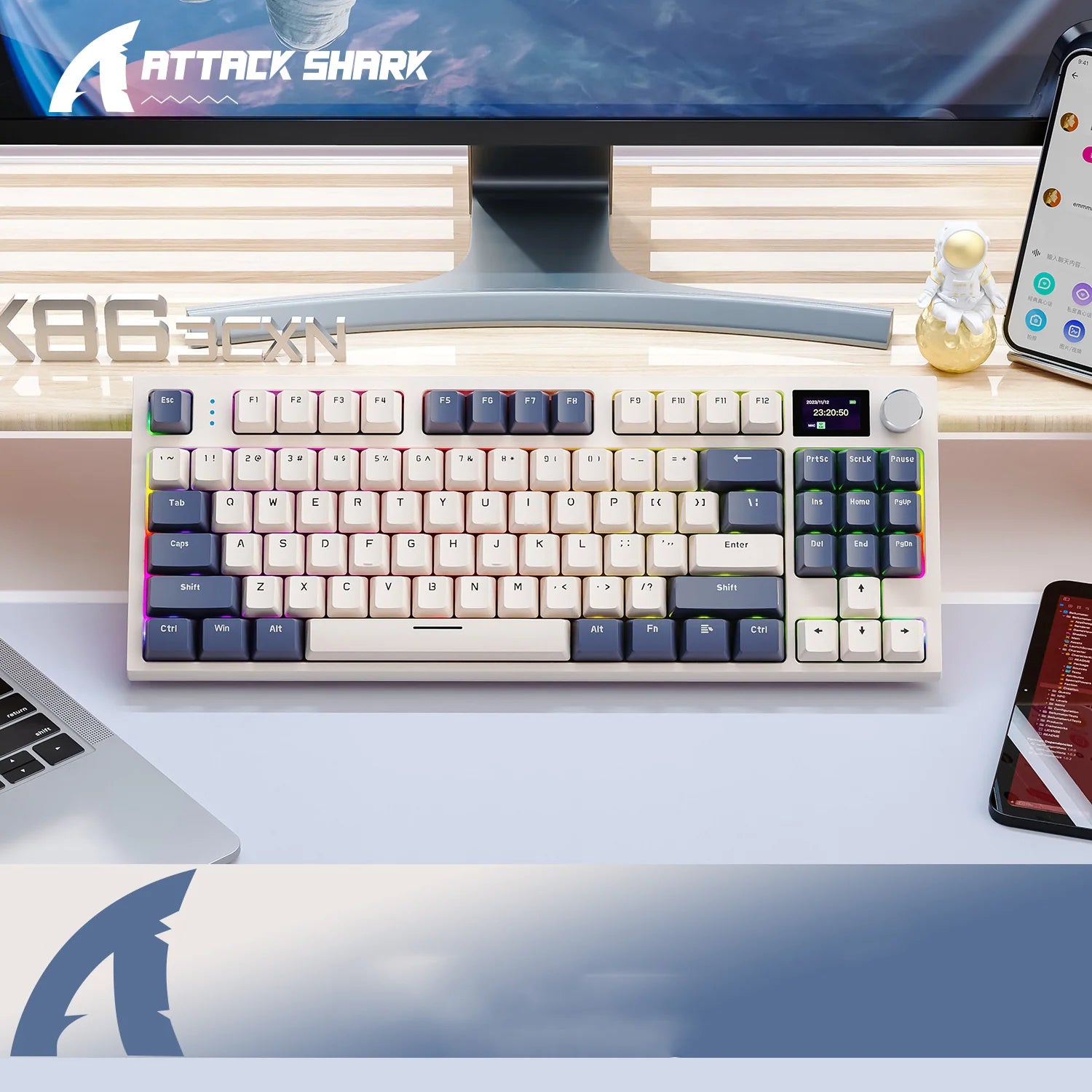 K86 RGB Bluetooth Wireless Keyboard - Sno's Finds