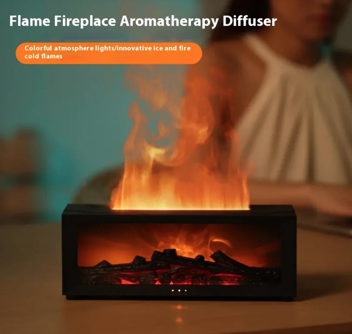 3D Flame Aromatherapy Diffuser - Sno's Finds