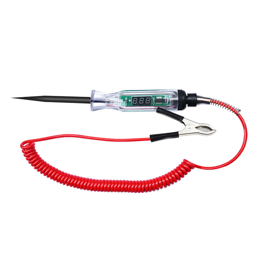 Digital Electric Voltage Circuit Tester Automotive Test Light Car Truck 6-24V US - Sno's Finds