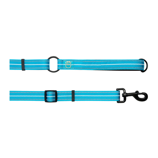 Reflective Leash - EEZY-6 - Neon Blue - Sno's Finds