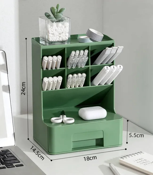 Angled Pen Holder Desk Organizer