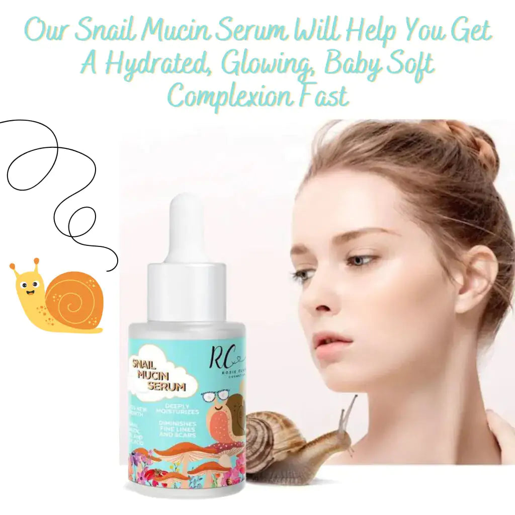 Snail Mucin Serum with Vitamin C & E - Sno's Finds