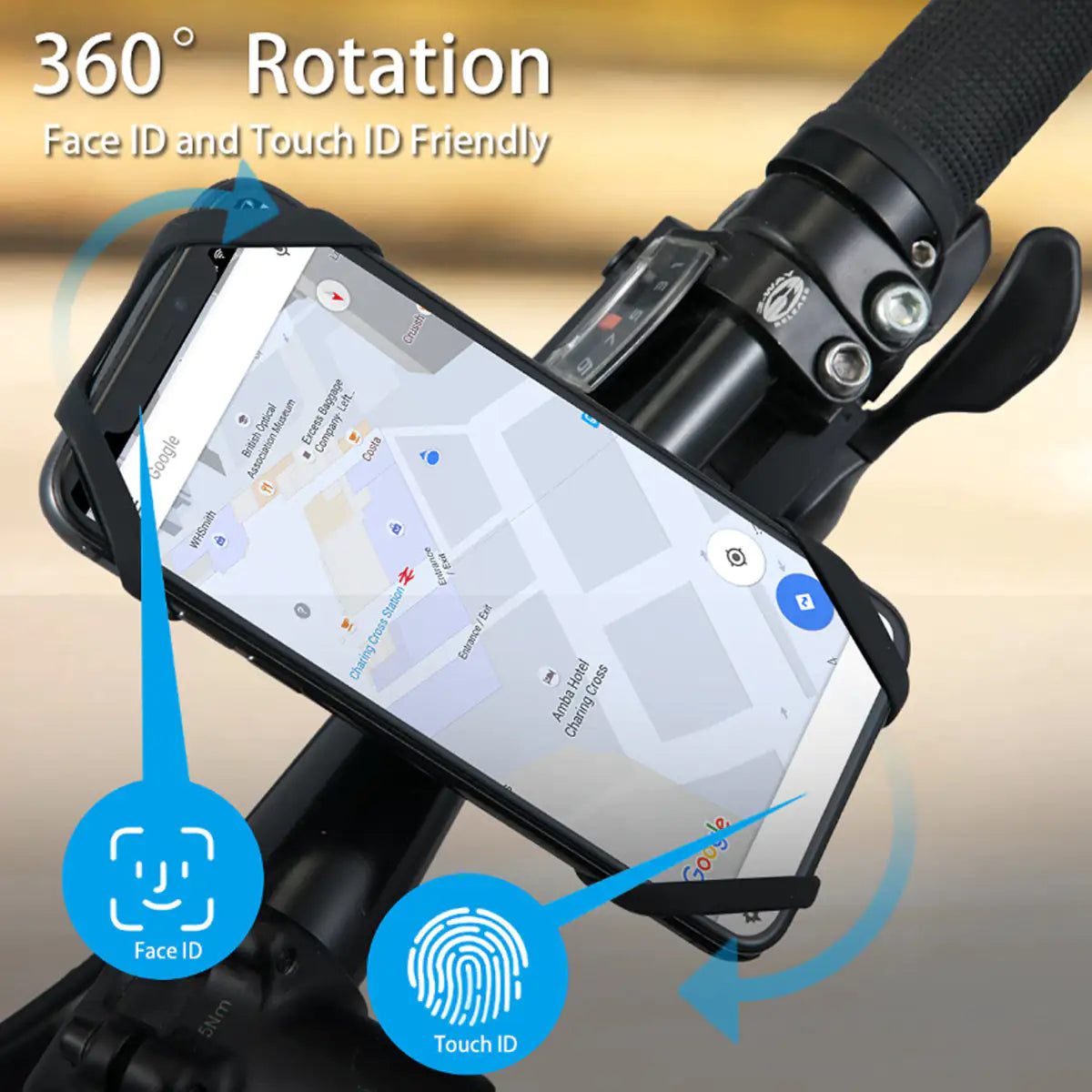 All Rounder 360 Bike Phone Holder - Sno's Finds