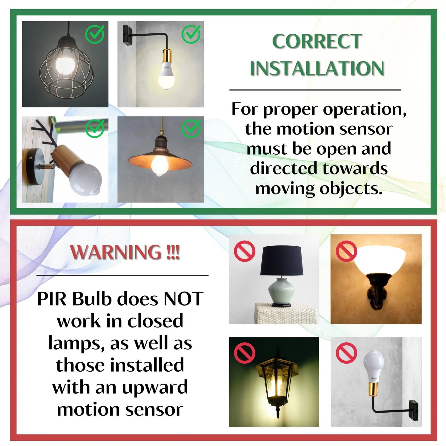 Motion Sensor Light Bulbs with Dusk to Dawn Sensor Indoor Motion Detector Bulb - Sno's Finds