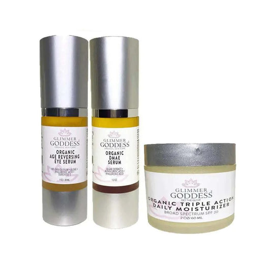 Organic Anti-Wrinkle Rejuvenation Kit with moisturizer, 