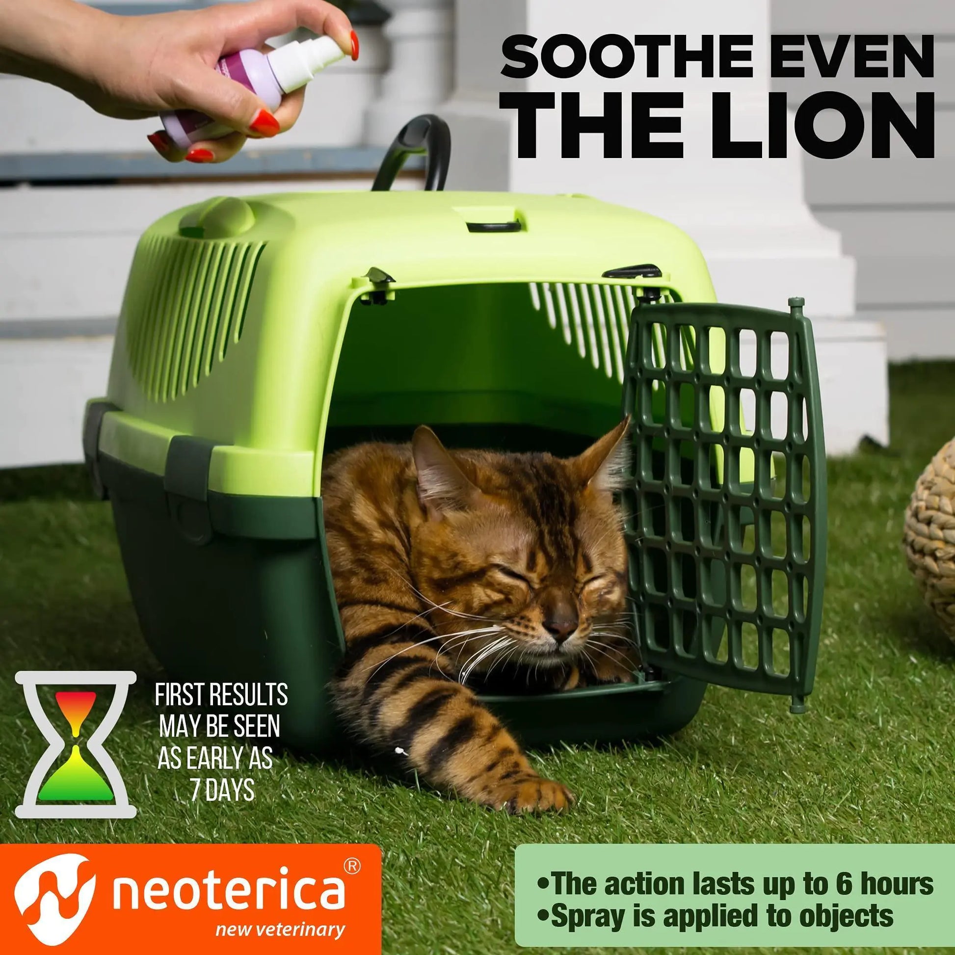 Calming Pheromone Spray Scratch Repellent for Cats Reduce Stress During Travel - Sno's Finds