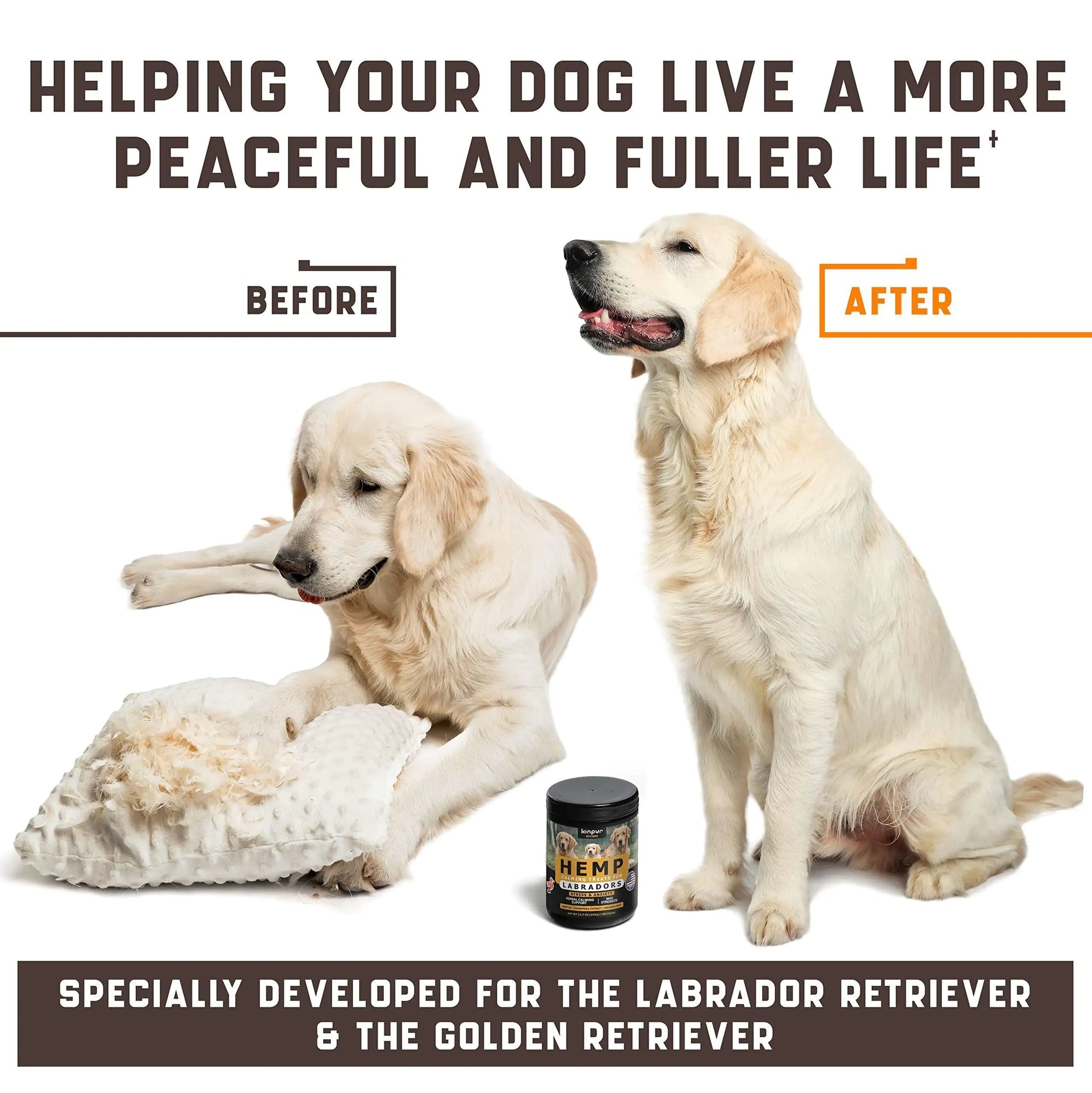 Calming Chews for Labrador Dogs with Valerian Root and Hemp Oil   Aid during Car - Sno's Finds