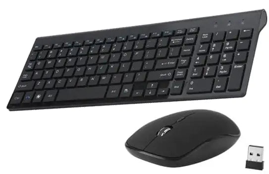 Wireless Keyboard And Ergonomic Mouse Set - Sno's Finds