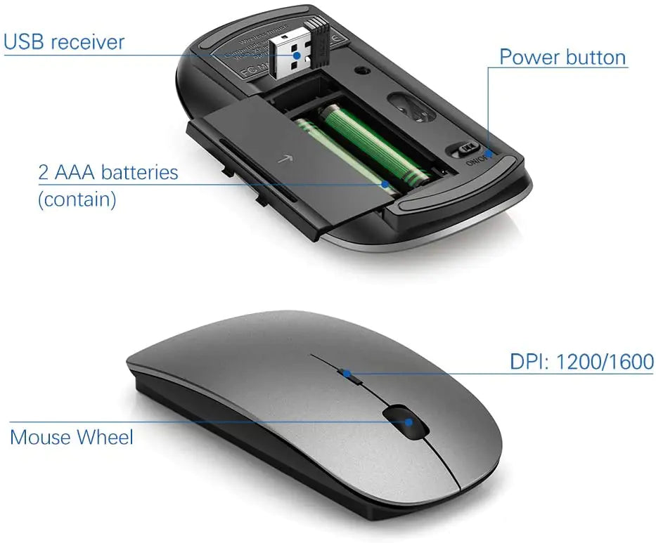 Wireless Keyboard And Ergonomic Mouse Set - Sno's Finds