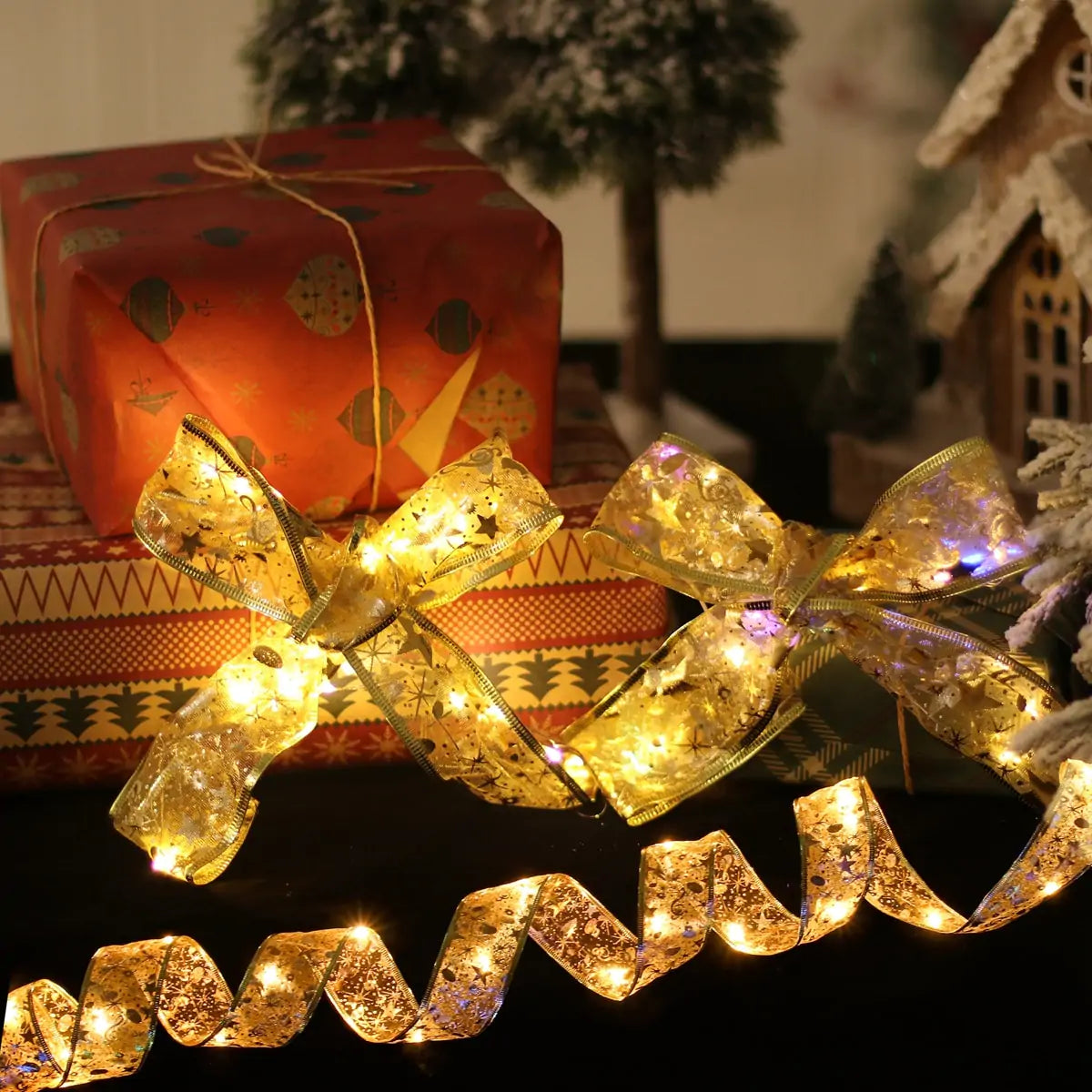 Ribbon Fairy Christmas Lights - Sno's Finds