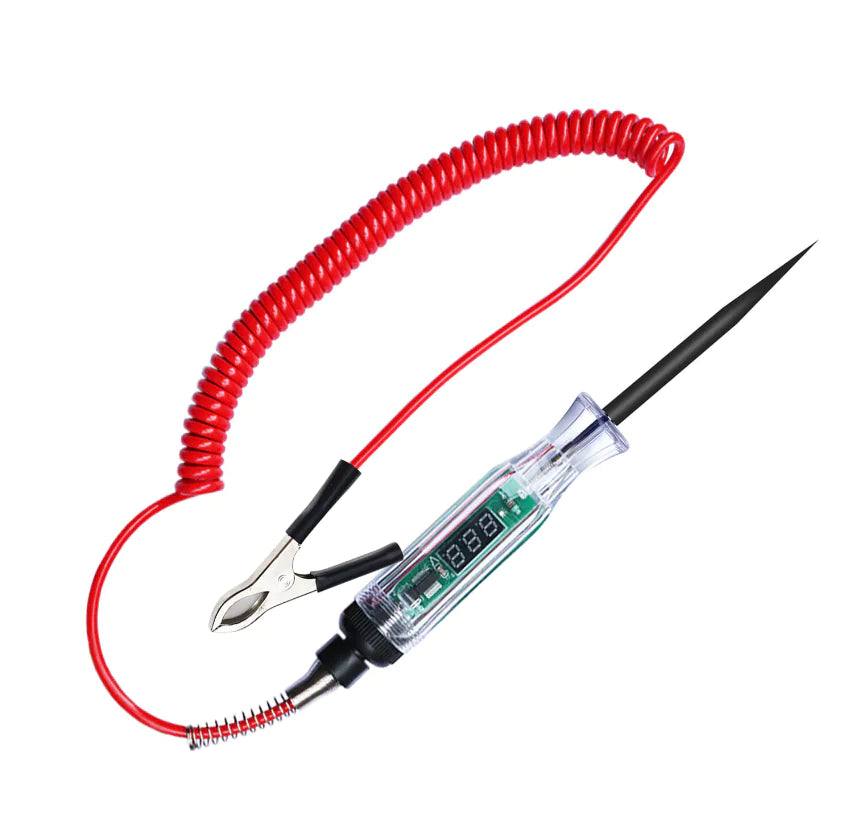 Digital Electric Voltage Circuit Tester Automotive Test Light Car Truck 6-24V US - Sno's Finds