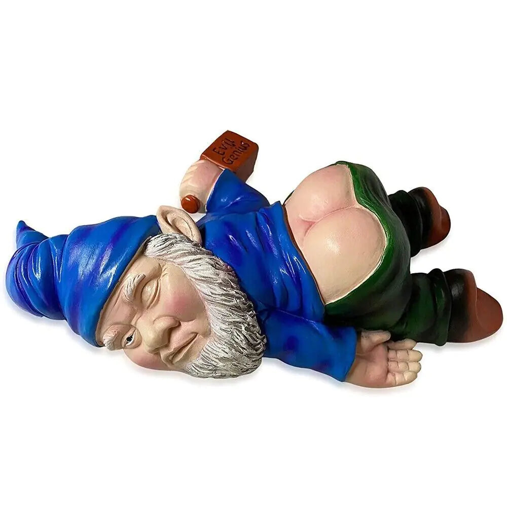 Drunk Dwarf Garden Gnome Decoration Drunken Ornament Decor Yard Patio Lawn US - Sno's Finds