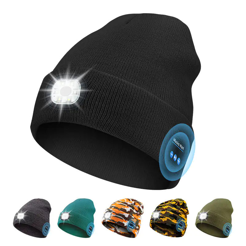 Guiding Light Bluetooth Beanie With Earphones - Sno's Finds