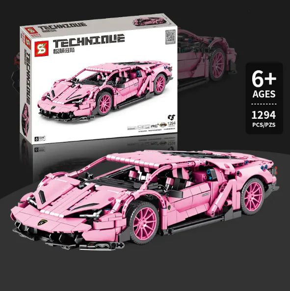 Building Blocks Racing Sports Car Model