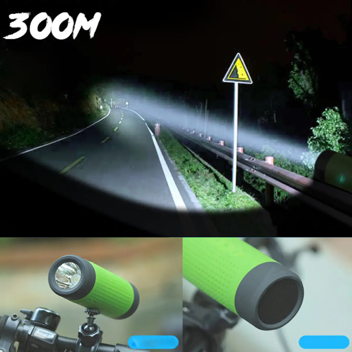 Bike Speaker and Light With Bluetooth Speaker - Sno's Finds