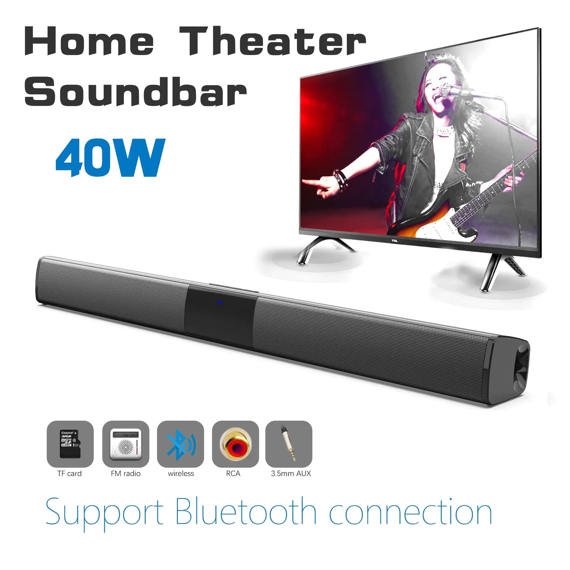 Home Theater Wireless Sound Bar - Sno's Finds