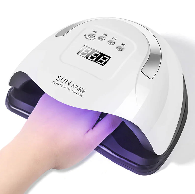 220W Nail Dryer LED Lamp UV Light Polish Gel Curing Machine Electric Manicure - Sno's Finds