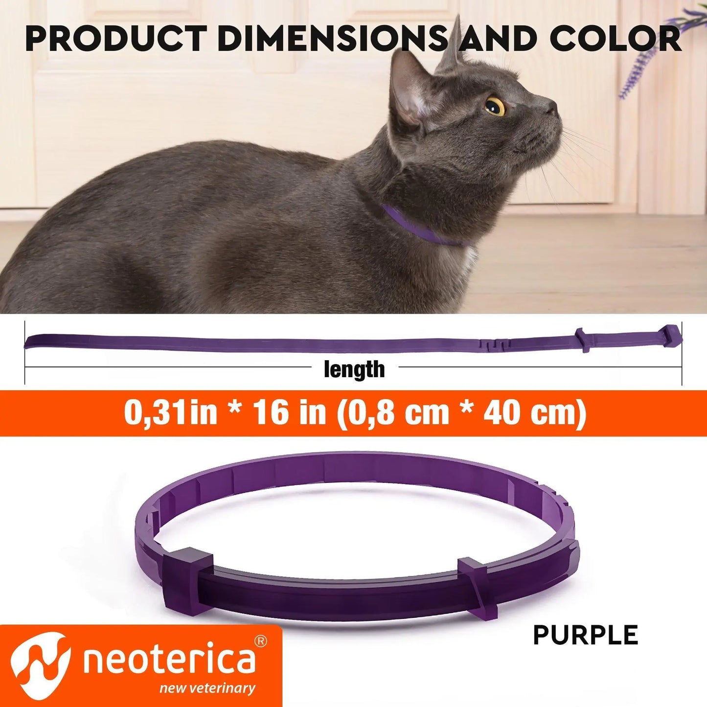 Cat Calming Collar Pet Anti Anxiety Products Feline Calm Pheromones Collars 1 Pc - Sno's Finds