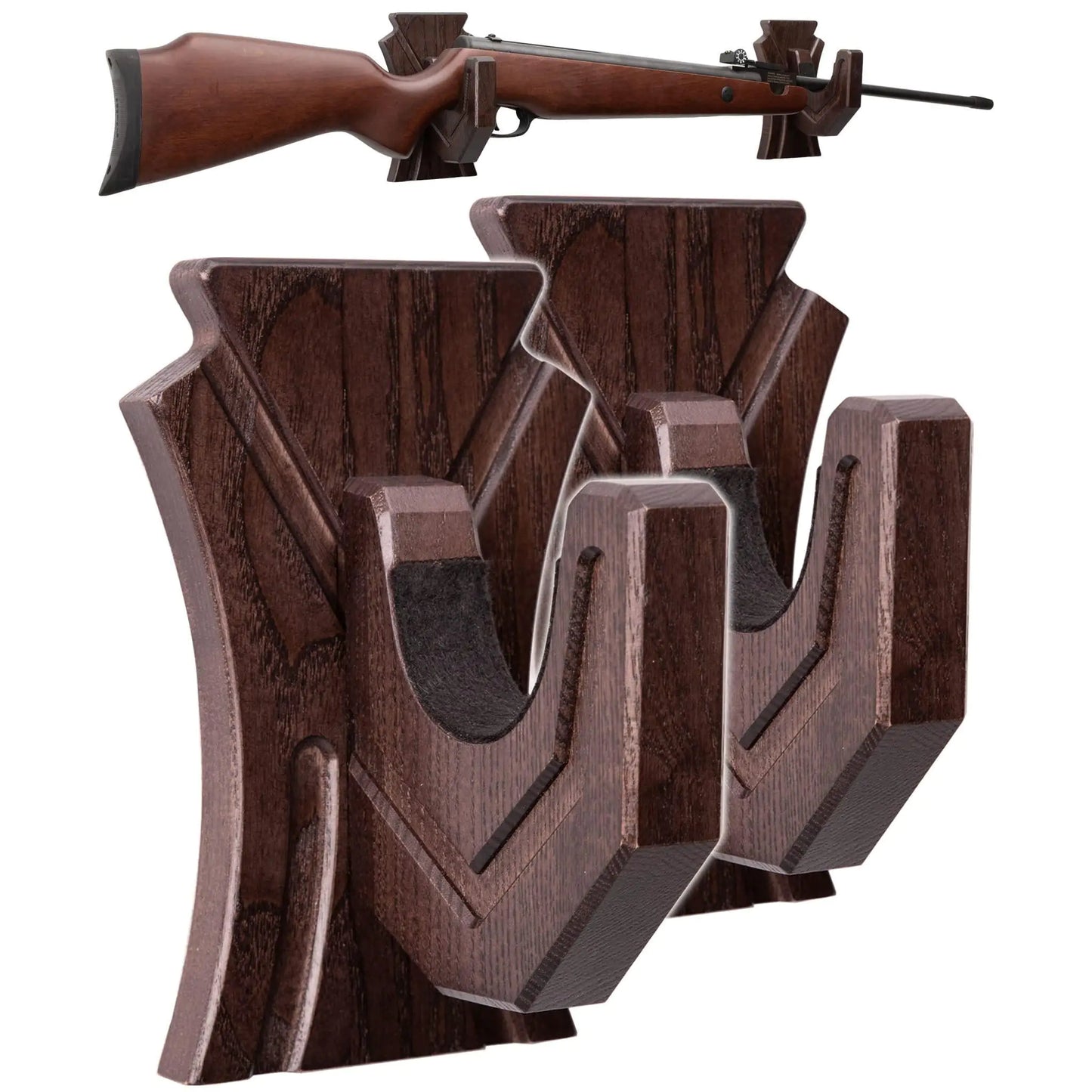 Gun Rack Wall Mount Hold Up Displays Horizontal Gun Rack and Shotgun Bow - Sno's Finds