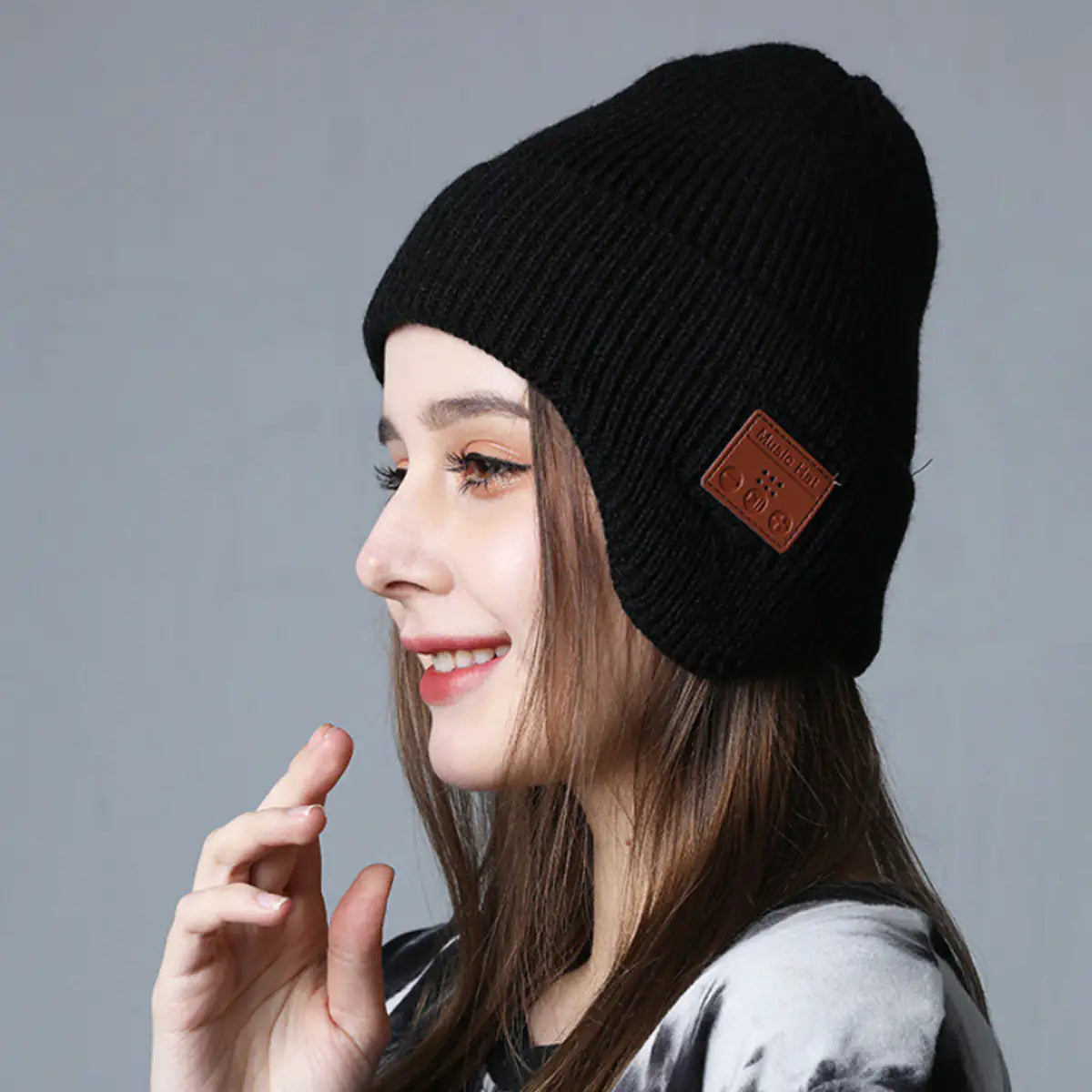 Musical Beanie Hat With Ear Muff and Bluetooth - Sno's Finds