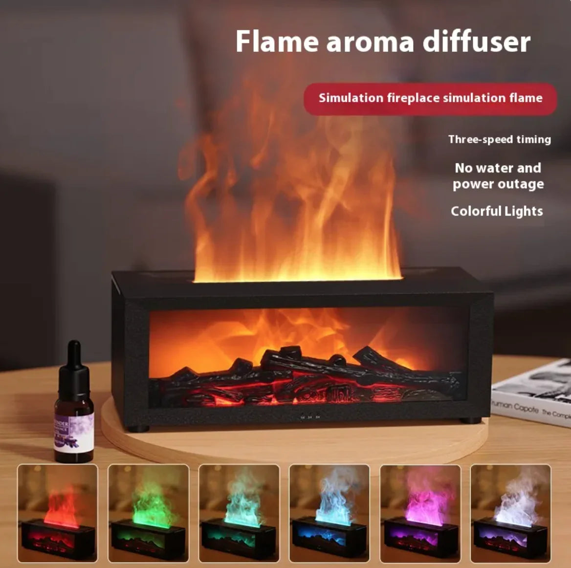 3D Flame Aromatherapy Diffuser - Sno's Finds