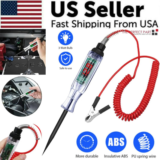 Digital Electric Voltage Circuit Tester Automotive Test Light Car Truck 6-24V US - Sno's Finds