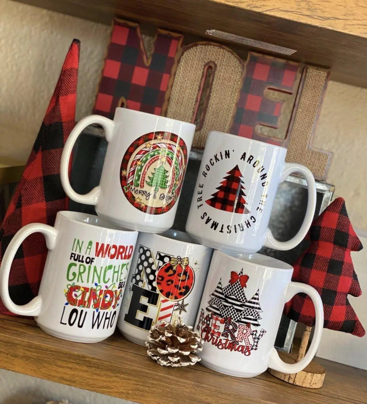 Christmas Mugs - Sno's Finds