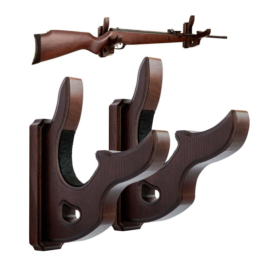 Gun Rack Wall Mount Hold Up Displays Horizontal Gun Rack Shotgun Bow Hooks - Sno's Finds