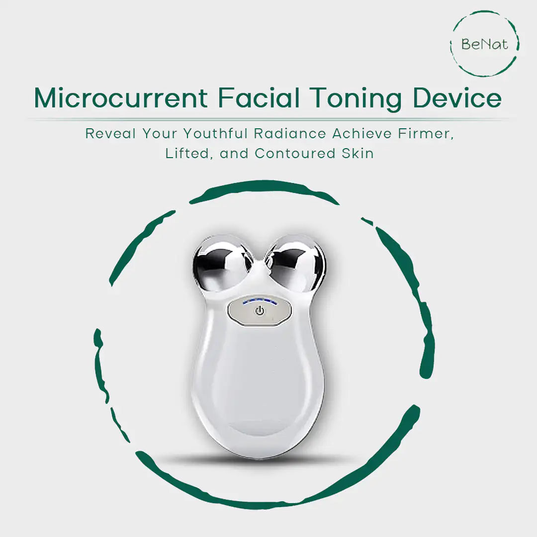 Microcurrent Facial Toning Massager - Sno's Finds